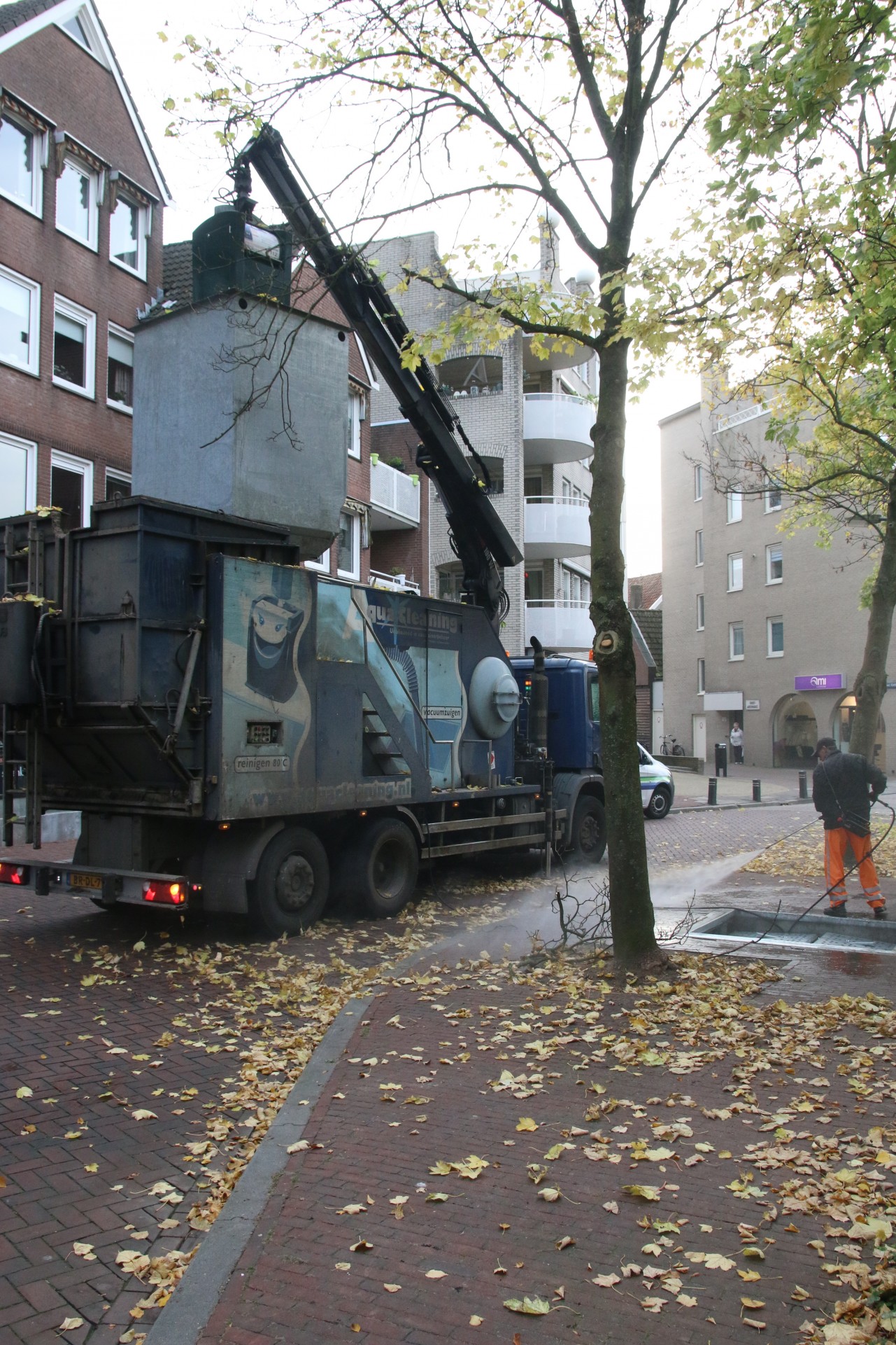 container reinigen - boom beschadigen